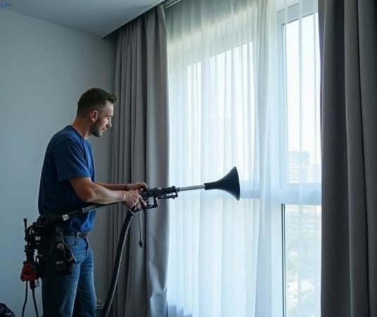 Professional curtain stain removal process equipment Matty Curtain Cleaning regents-park
